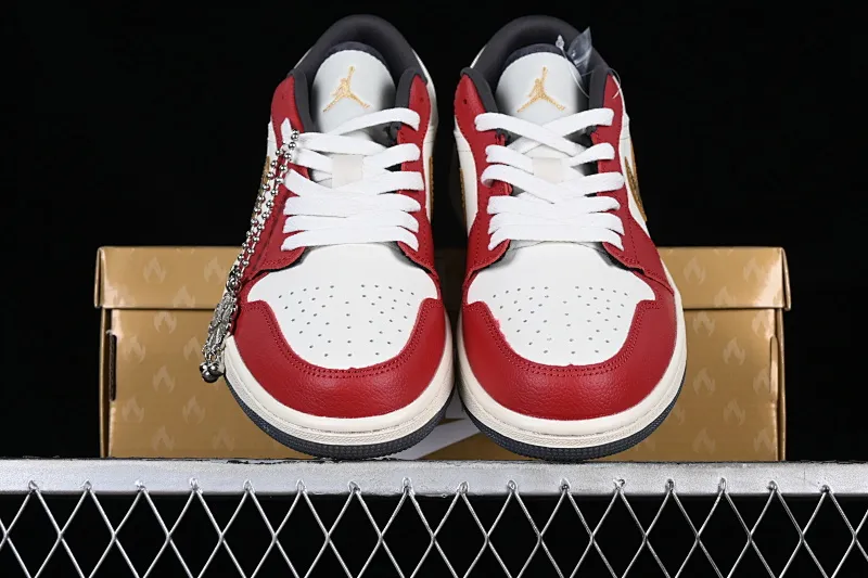 All categories Air Jordan Jordan series basketball shoes Air Jordan 1 Low Z version Jordan 1 Low "Year of the Dragon" AJ1 Joe 1 Year of the Dragon limited cultural and leisure sneakers FJ5735-100
